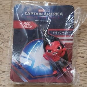 Marvel Studios Captain America Red Hulk Keychain - Red & Black